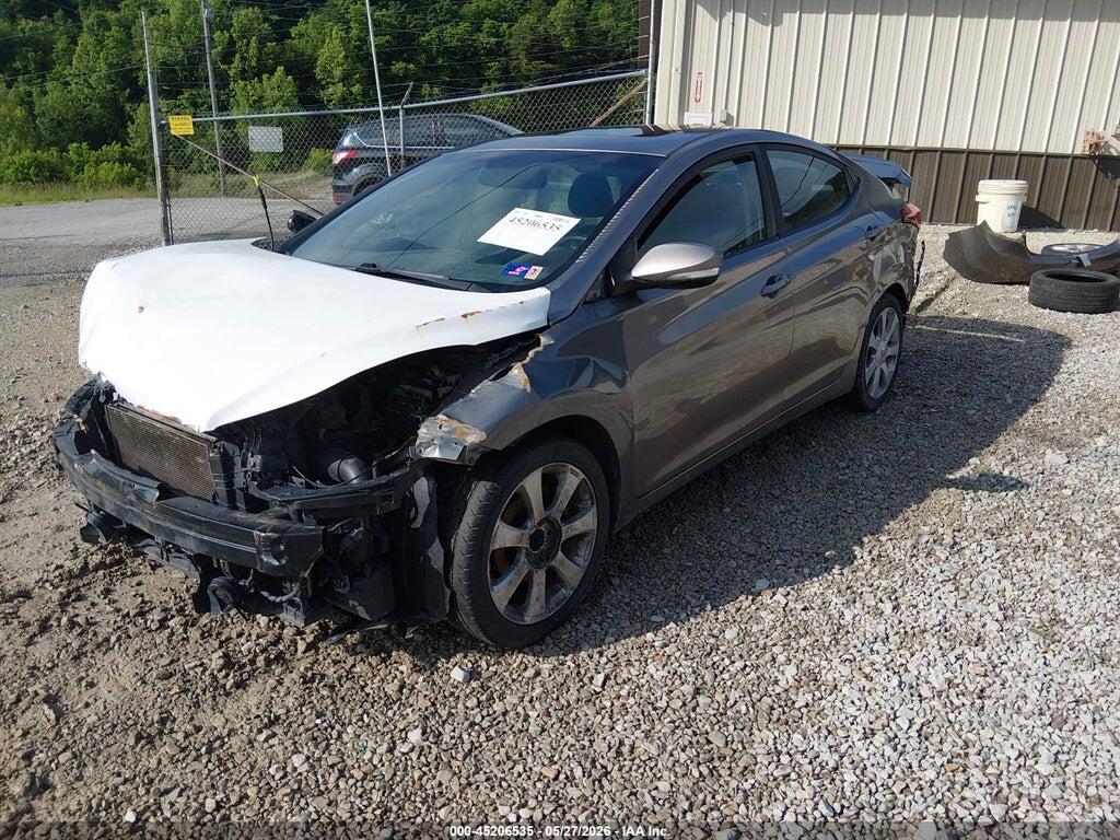 5NPDH4AE0CH110985 2012 HYUNDAI ELANTRA photo no. 2
