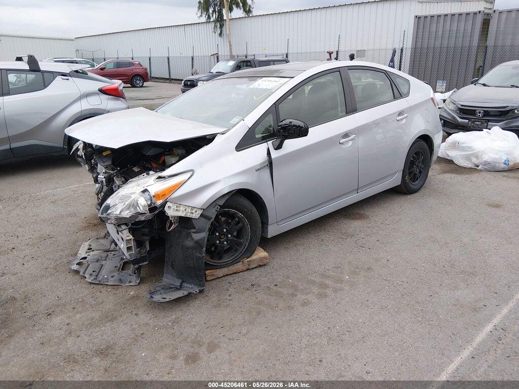 JTDKN3DU4F1883547 2015 TOYOTA PRIUS photo no. 2