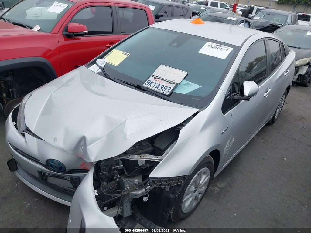 JTDKARFU7L3103469 2020 TOYOTA PRIUS photo no. 2