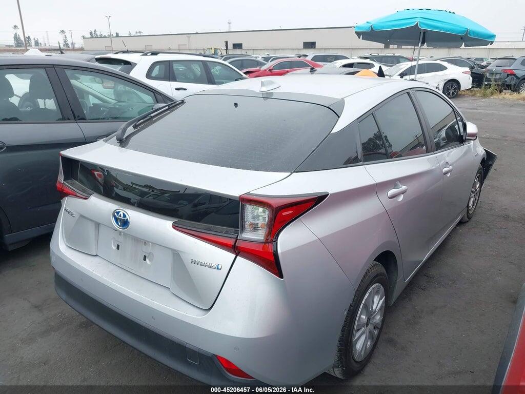 JTDKARFU7L3103469 2020 TOYOTA PRIUS photo no. 4