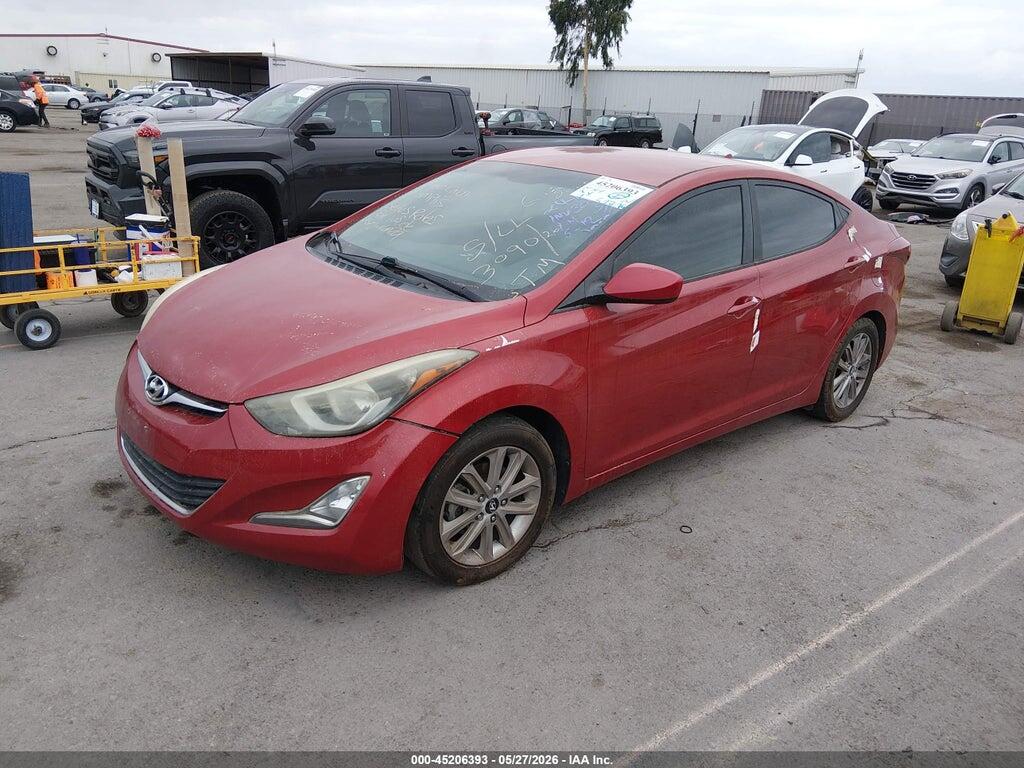 KMHDH4AE6GU601410 2016 HYUNDAI ELANTRA photo no. 2