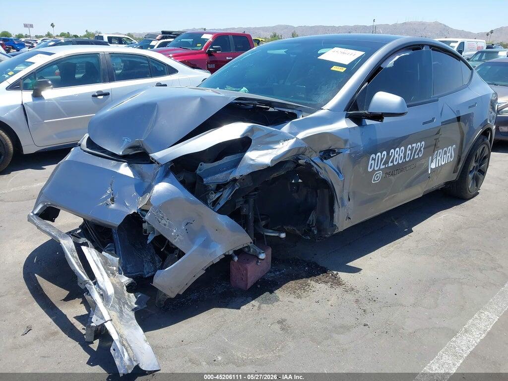 7SAYGDED1SF222040 2025 TESLA MODEL Y photo no. 2