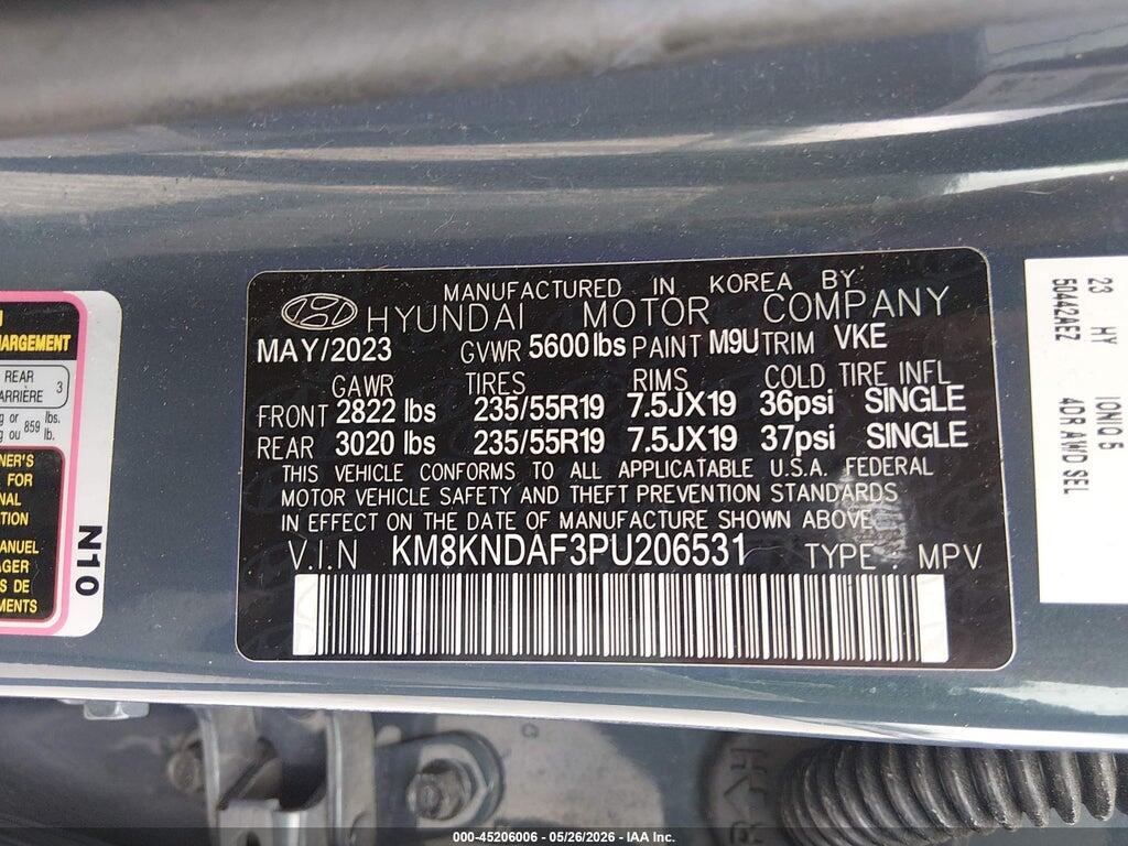 KM8KNDAF3PU206531 2023 HYUNDAI IONIQ 5 photo no. 9