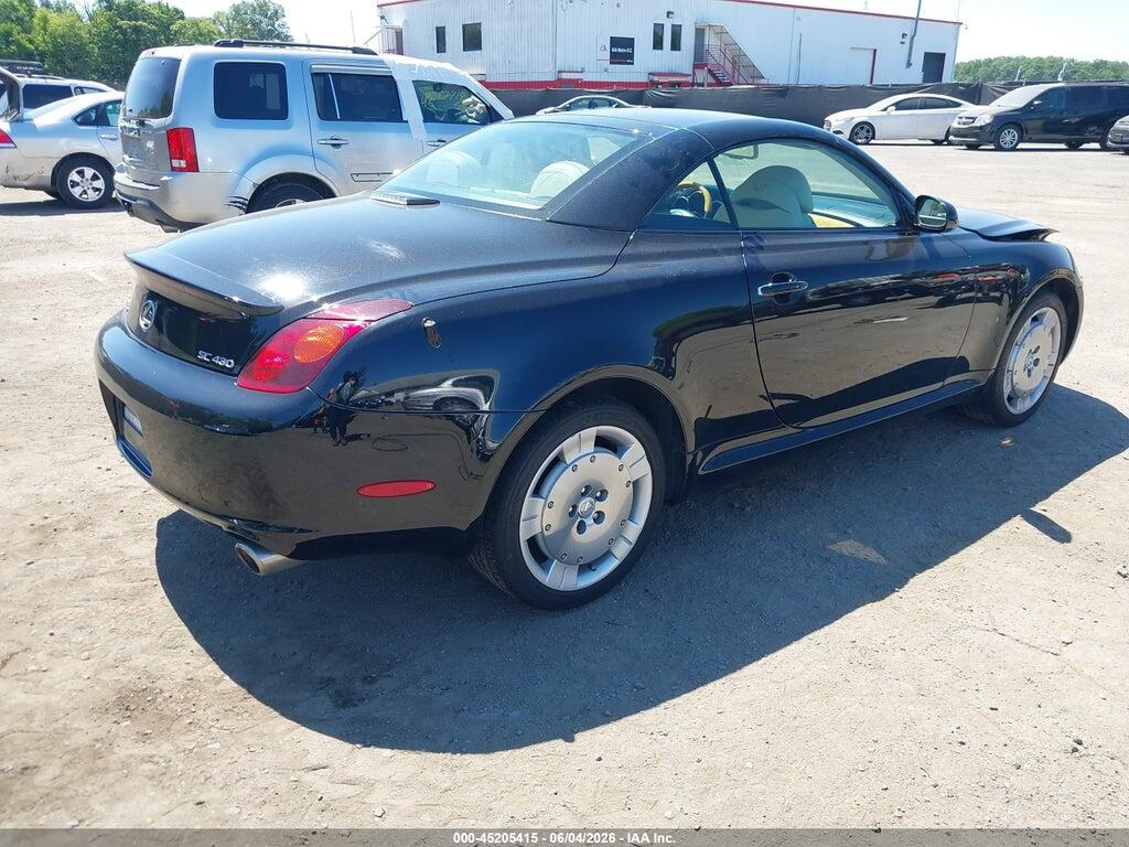 JTHFN48Y650069200 2005 LEXUS SC 430 photo no. 4