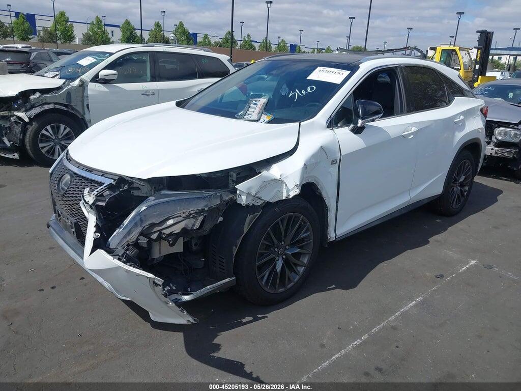 2T2BZMCA5GC044257 2016 LEXUS RX 350 photo no. 2
