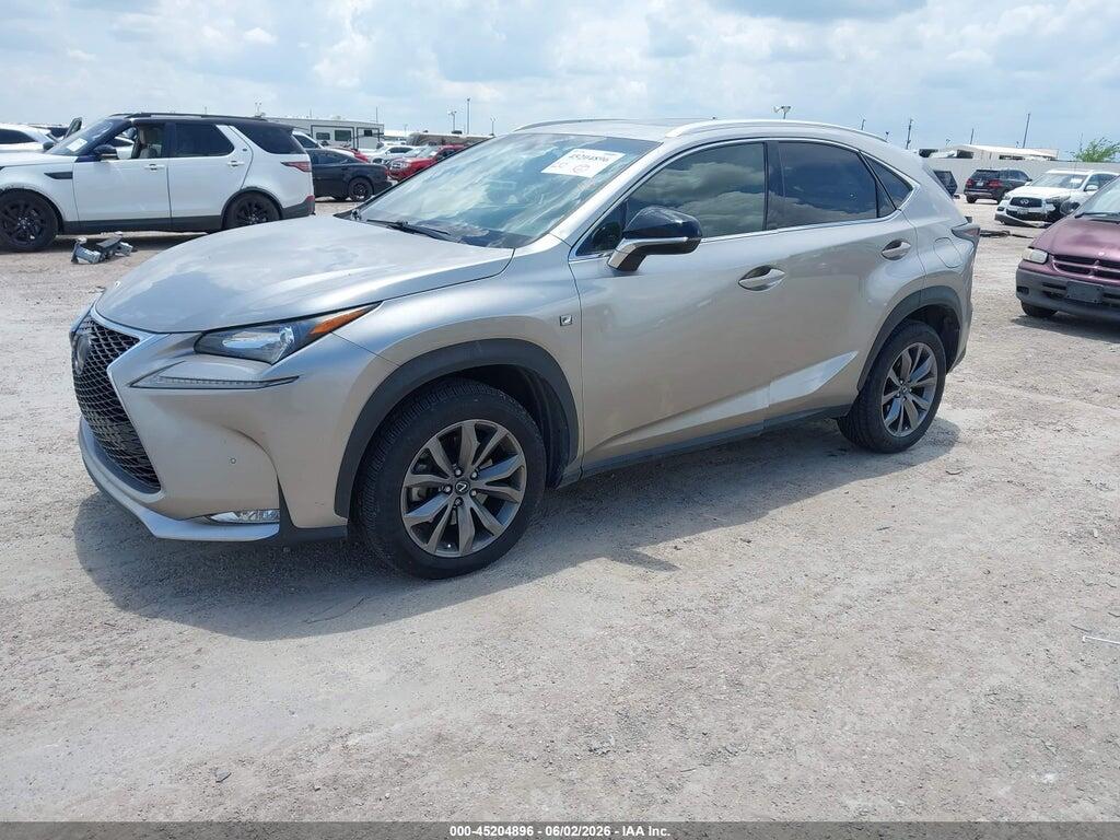 JTJBARBZ7G2066109 2016 LEXUS NX 200T photo no. 2