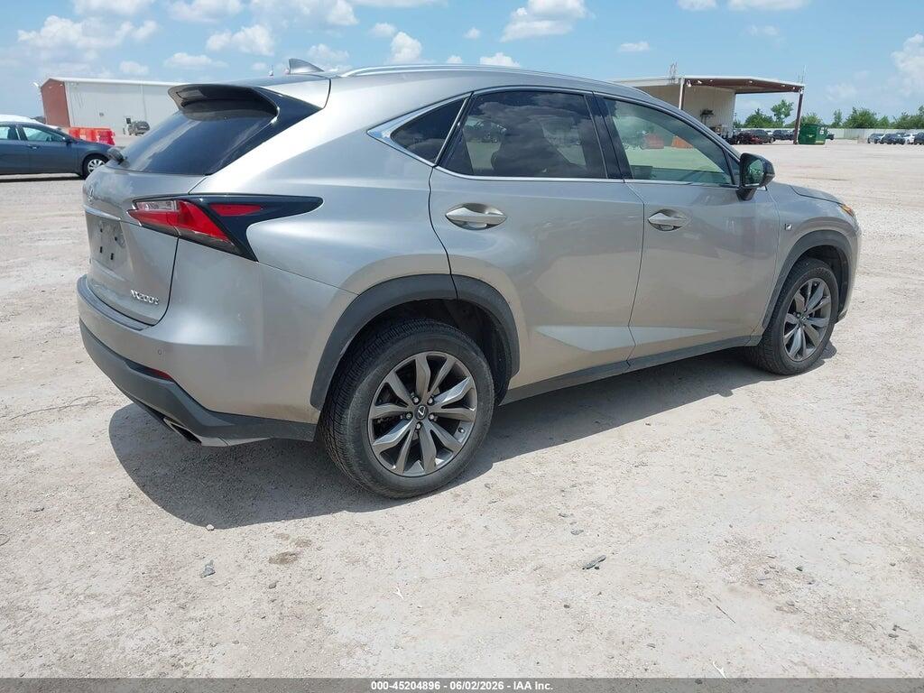 JTJBARBZ7G2066109 2016 LEXUS NX 200T photo no. 4