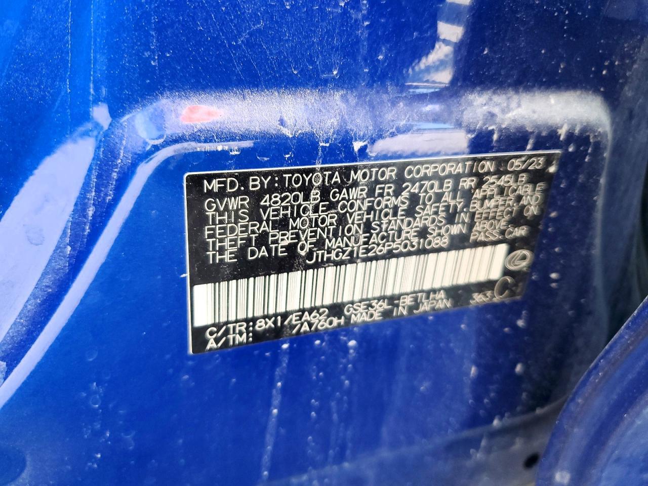 2023 LEXUS IS 350 F SPORT AWD V6 4D SEDAN — Фото 13 из 13