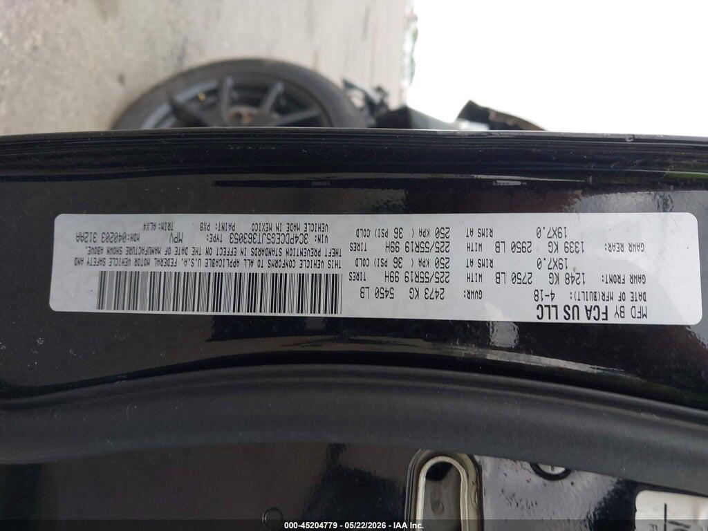 3C4PDCEG5JT363053 2018 DODGE JOURNEY photo no. 9