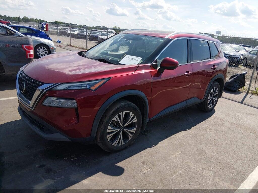 5N1AT3BA0MC724550 2021 NISSAN ROGUE photo no. 2