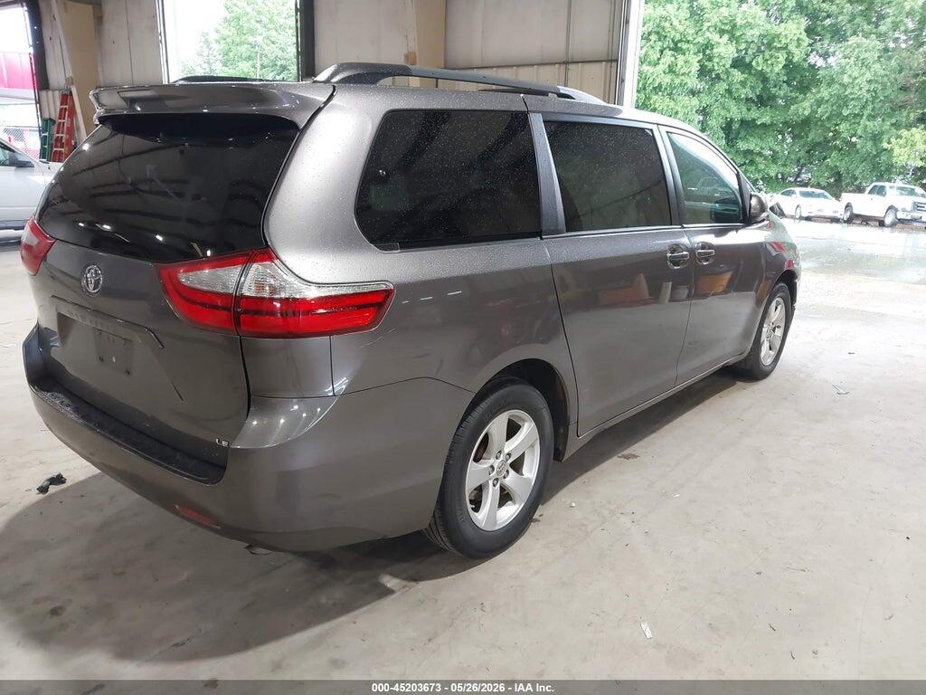 5TDKZ3DC7HS775005 2017 TOYOTA SIENNA photo no. 4