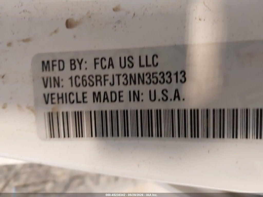 1C6SRFJT3NN353313 2022 RAM 1500 photo no. 9
