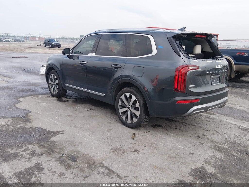 5XYP6DHC8NG292873 2022 KIA TELLURIDE photo no. 3