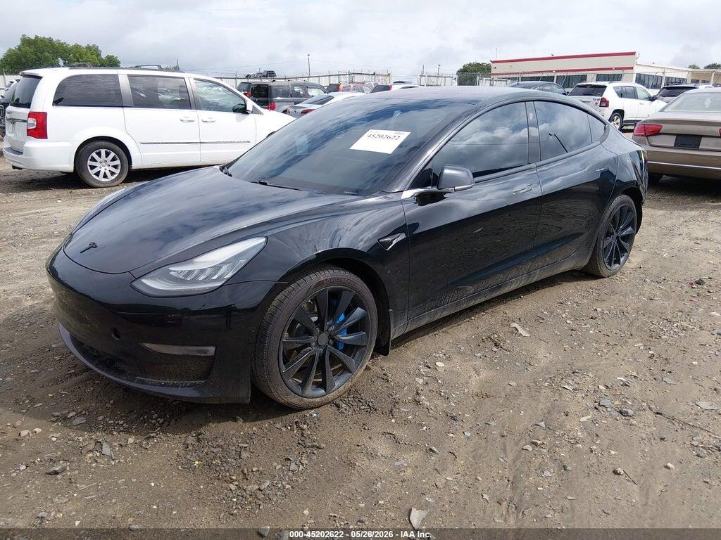 5YJ3E1EB9JF184694 2018 TESLA MODEL 3 photo no. 2
