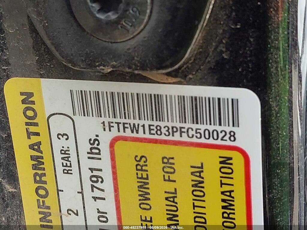 1FTFW1E83PFC50028 2023 FORD F-150 photo no. 9