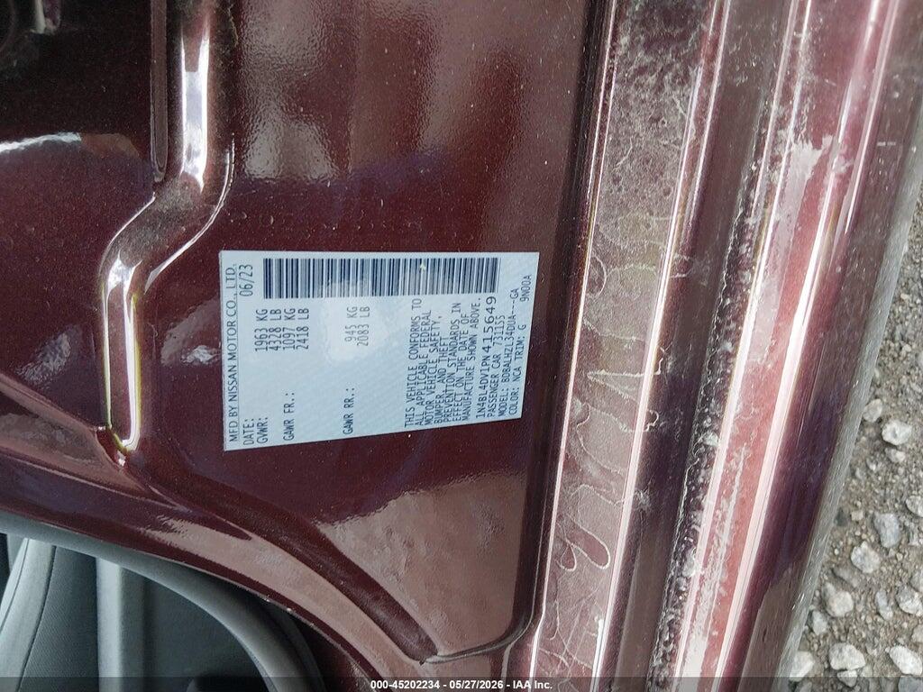 1N4BL4DV1PN415649 2023 NISSAN ALTIMA photo no. 9