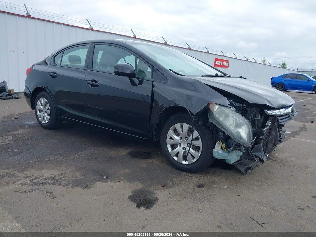 19XFB2F51CE319745 2012 HONDA CIVIC photo no. 1