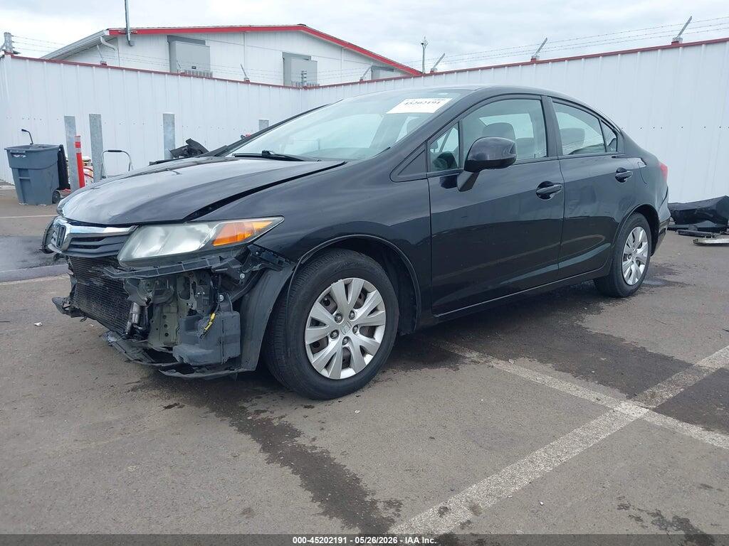 19XFB2F51CE319745 2012 HONDA CIVIC photo no. 2