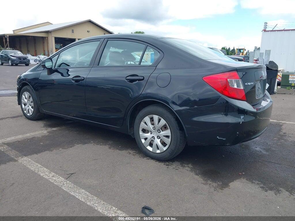 19XFB2F51CE319745 2012 HONDA CIVIC photo no. 3