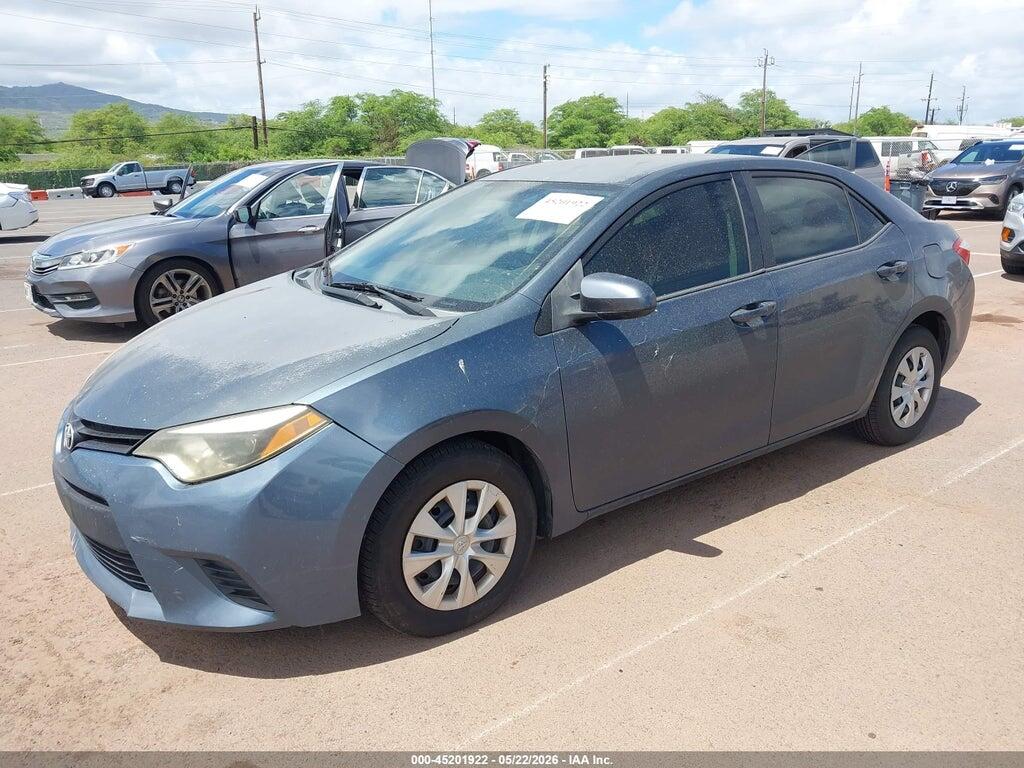 5YFBURHE3EP007393 2014 TOYOTA COROLLA photo no. 2