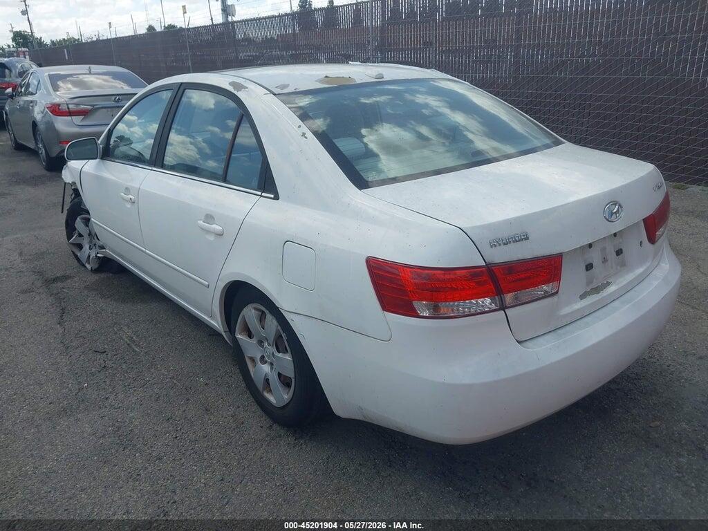 5NPET46C28H340190 2008 HYUNDAI SONATA photo no. 3