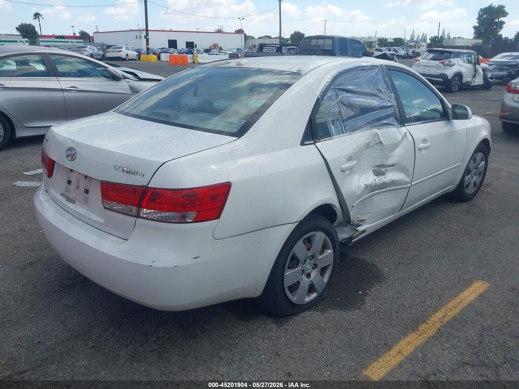 5NPET46C28H340190 2008 HYUNDAI SONATA photo no. 4