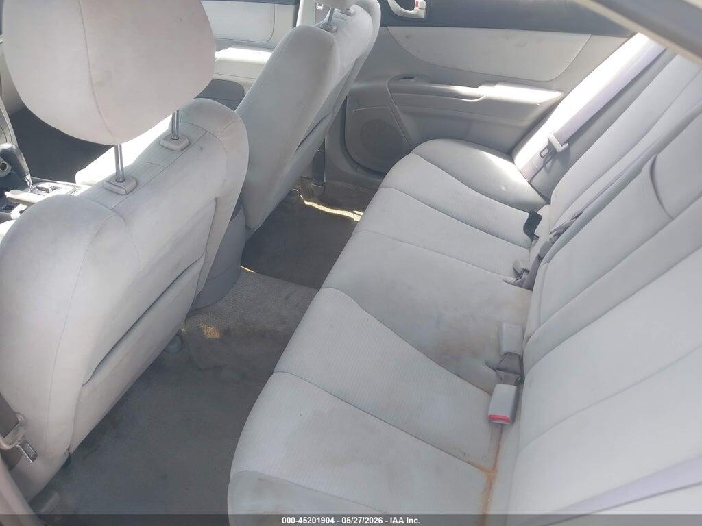 5NPET46C28H340190 2008 HYUNDAI SONATA photo no. 8