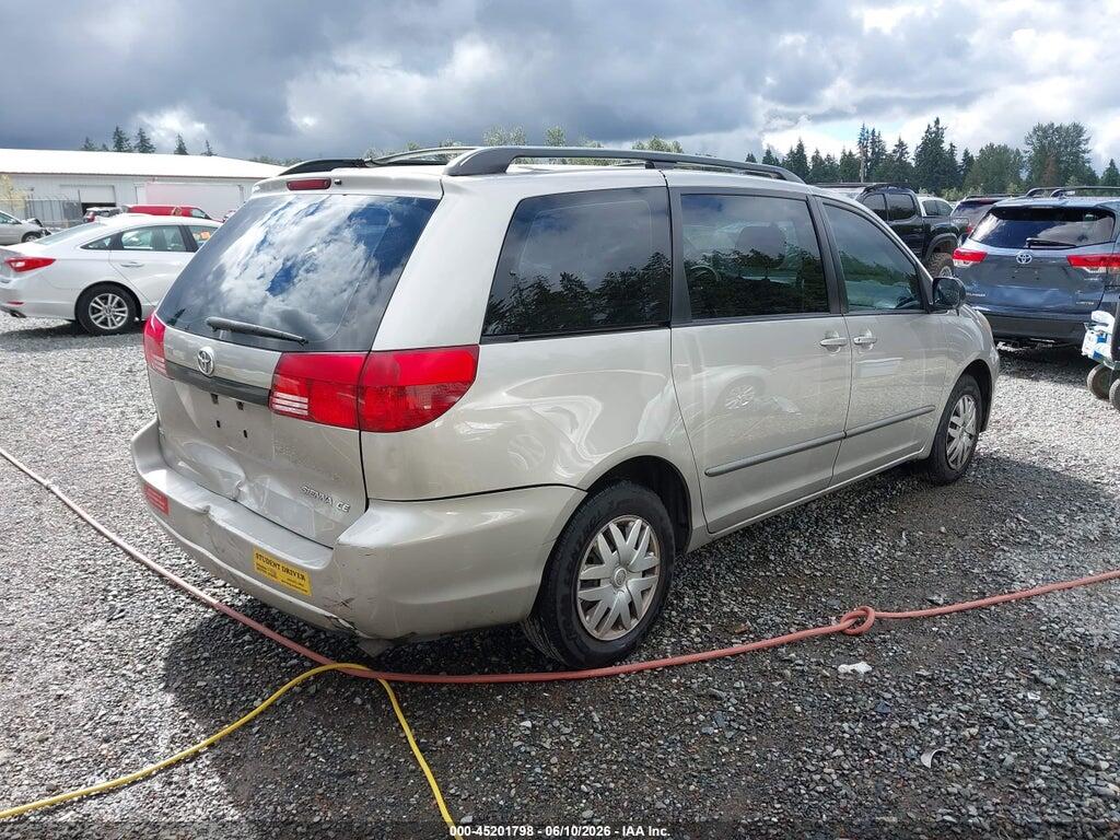 5TDZA23C44S191401 2004 TOYOTA SIENNA photo no. 4
