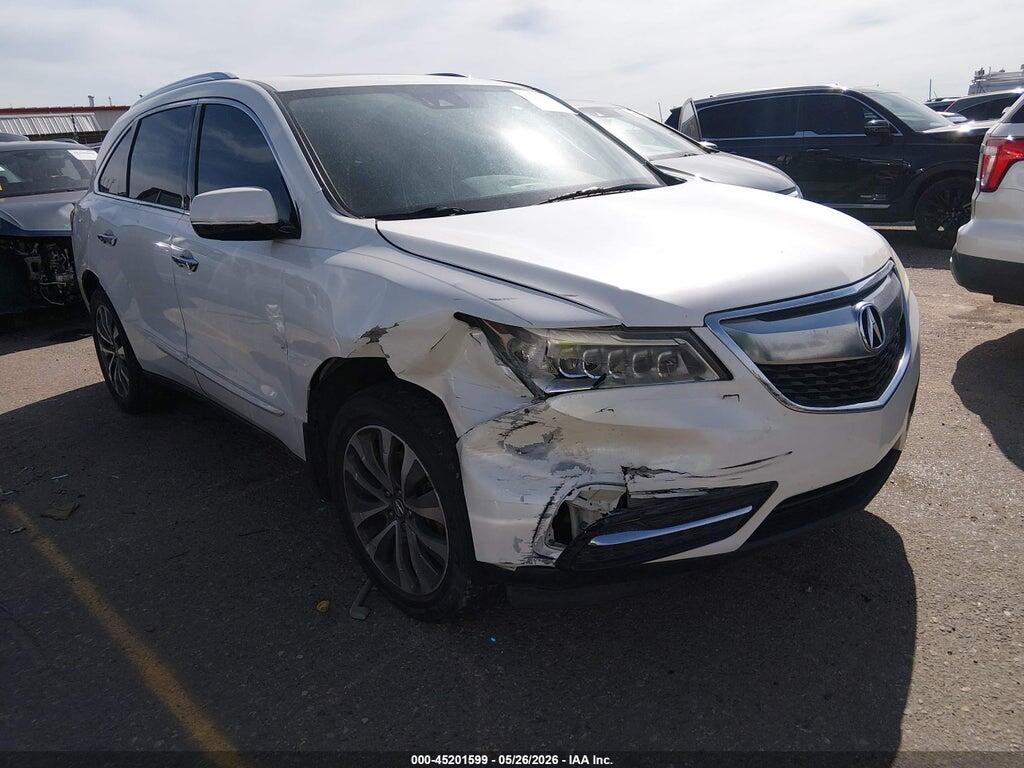 5FRYD4H49GB020487 2016 ACURA MDX photo no. 1
