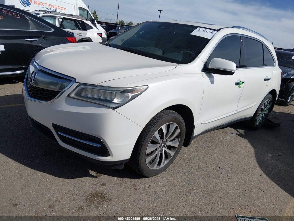 5FRYD4H49GB020487 2016 ACURA MDX photo no. 2