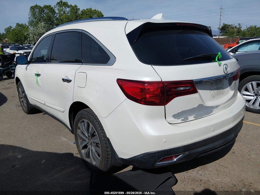 5FRYD4H49GB020487 2016 ACURA MDX photo no. 3