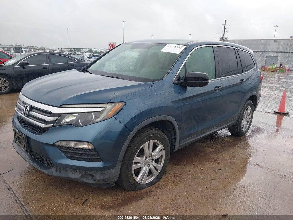 5FNYF6H1XHB021789 2017 HONDA PILOT photo no. 2