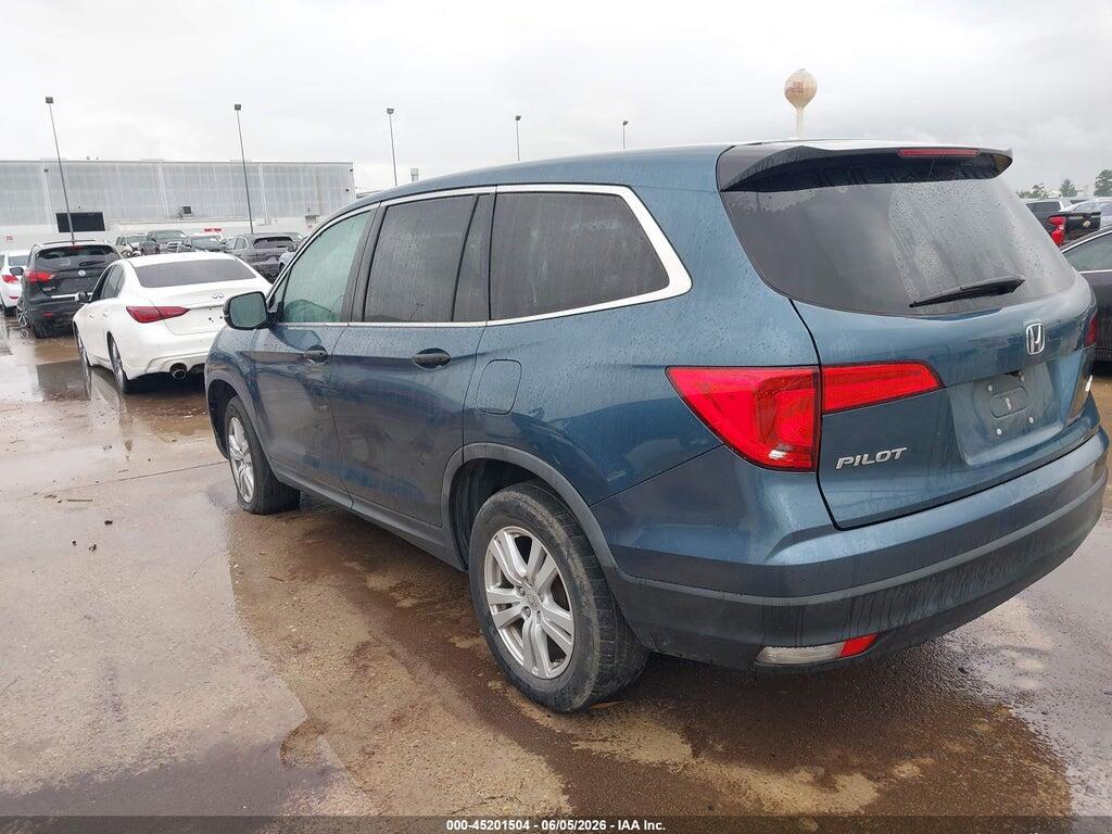 5FNYF6H1XHB021789 2017 HONDA PILOT photo no. 3