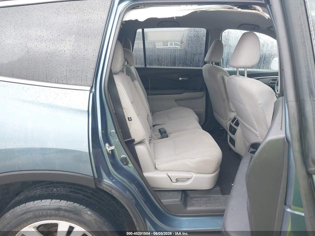 5FNYF6H1XHB021789 2017 HONDA PILOT photo no. 8
