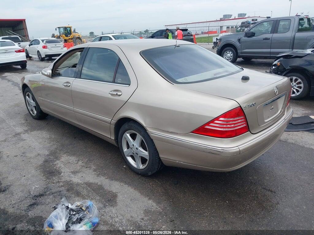 WDBNG75J64A402728 2004 MERCEDES-BENZ S 500 photo no. 3
