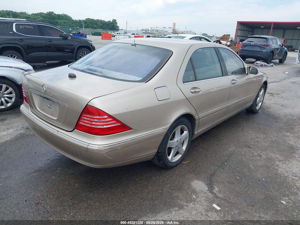 WDBNG75J64A402728 2004 MERCEDES-BENZ S 500 photo no. 4