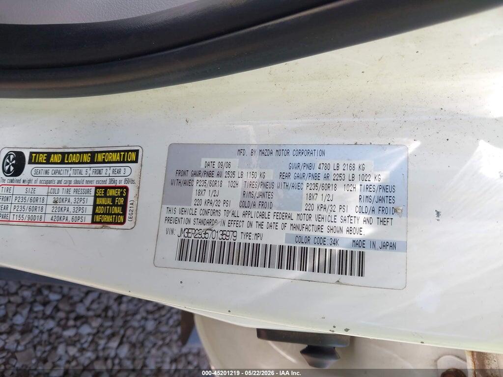 JM3ER293570135979 2007 MAZDA CX-7 photo no. 9