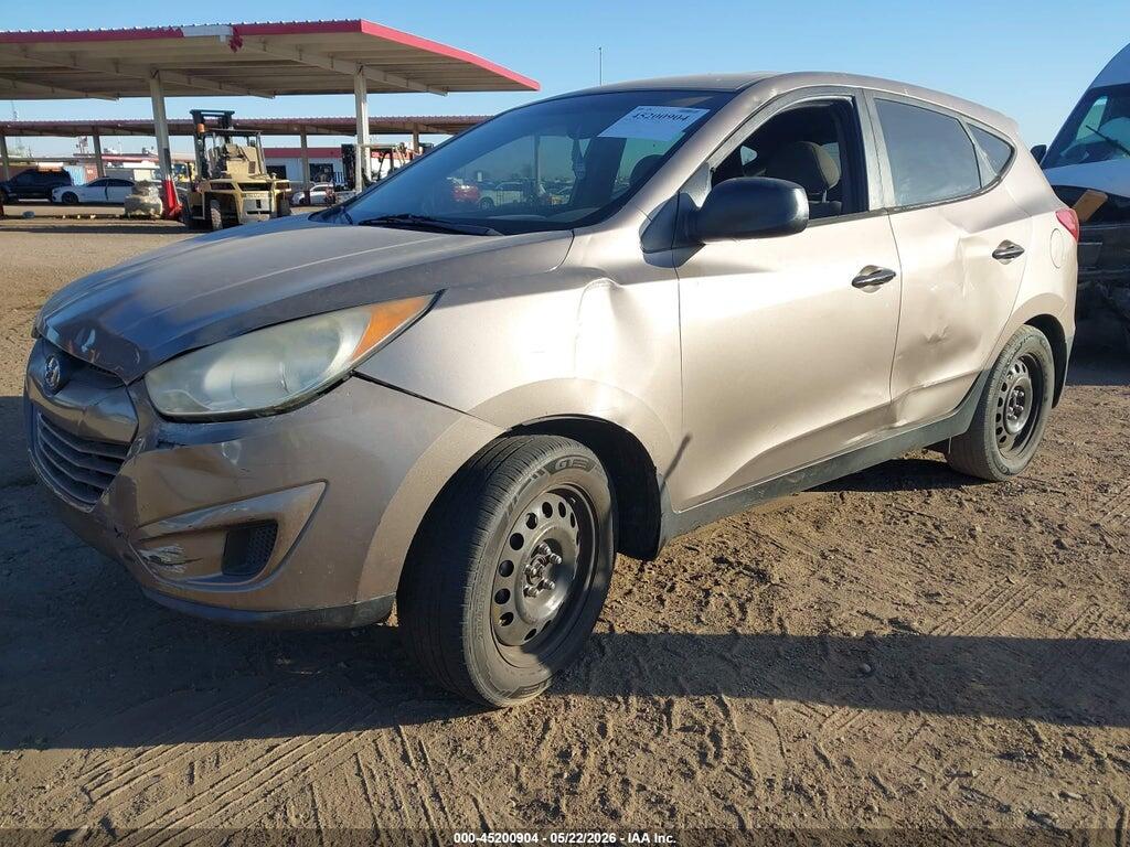 KM8JT3AC2AU067565 2010 HYUNDAI TUCSON photo no. 2