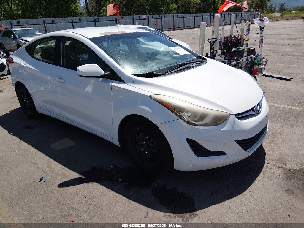 5NPDH4AE9GH706764 2016 HYUNDAI ELANTRA photo no. 1