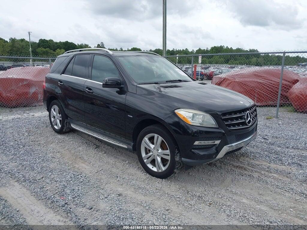 4JGDA5HB8CA011324 2012 MERCEDES-BENZ ML 350 photo no. 1