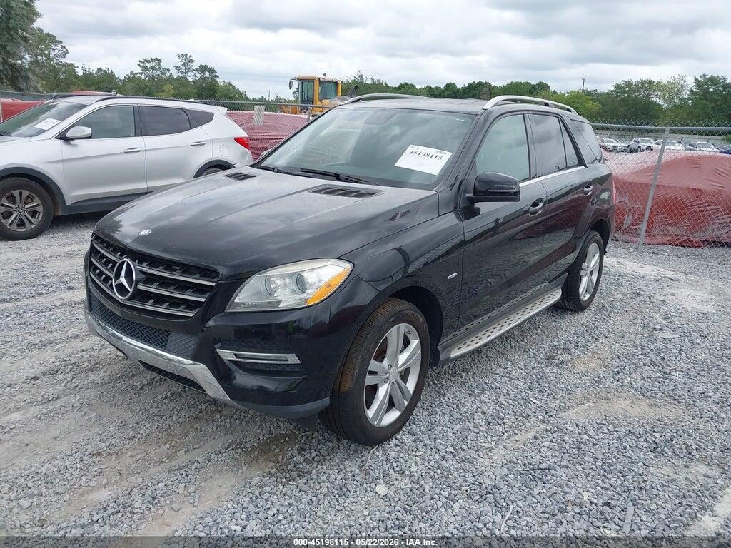 4JGDA5HB8CA011324 2012 MERCEDES-BENZ ML 350 photo no. 2