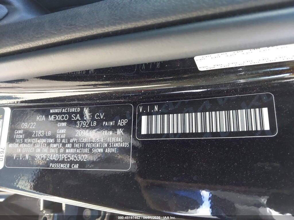 3KPF24AD1PE545302 2023 KIA FORTE photo no. 9