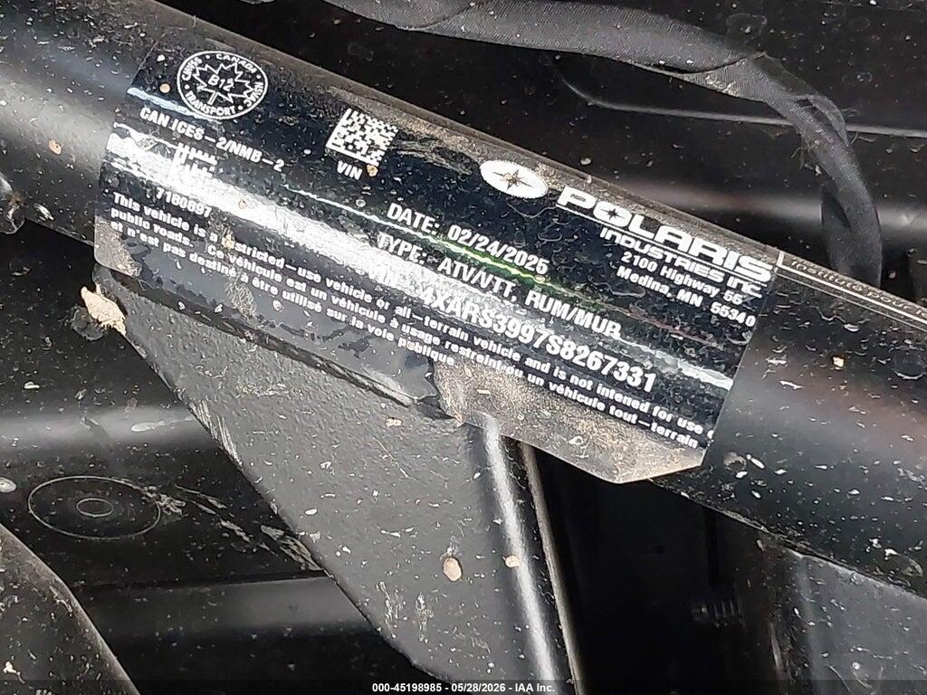 4XARS3997S8267331 2025 POLARIS RANGER photo no. 10