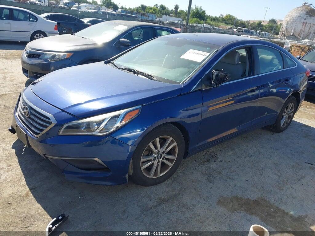 5NPE24AF1GH342256 2016 HYUNDAI SONATA photo no. 2