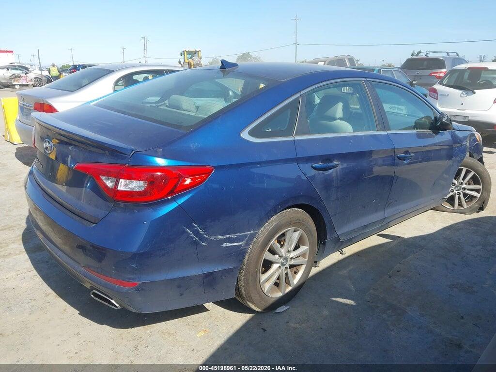 5NPE24AF1GH342256 2016 HYUNDAI SONATA photo no. 4