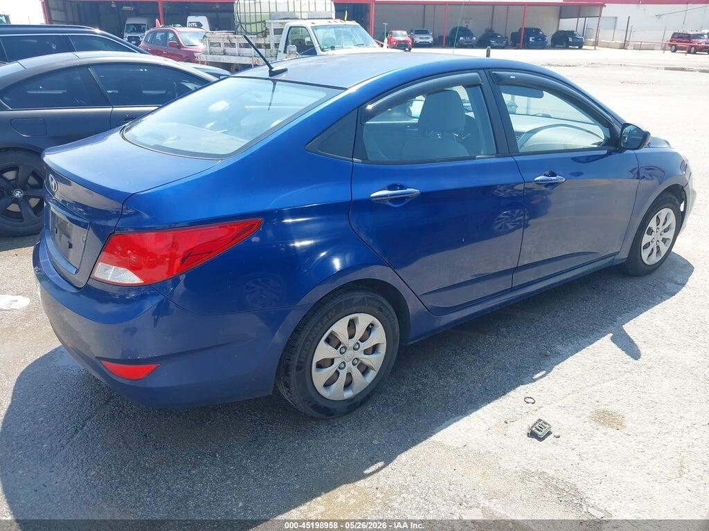 KMHCT4AE7FU816996 2015 HYUNDAI ACCENT photo no. 4