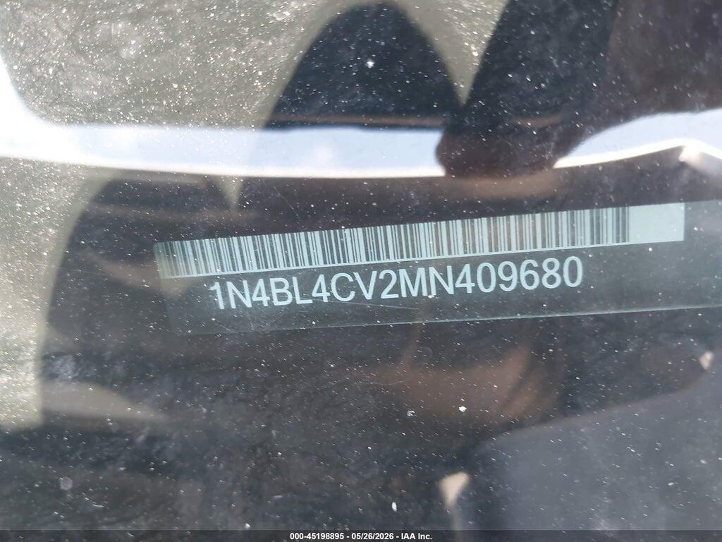 1N4BL4CV2MN409680 2021 NISSAN ALTIMA photo no. 9