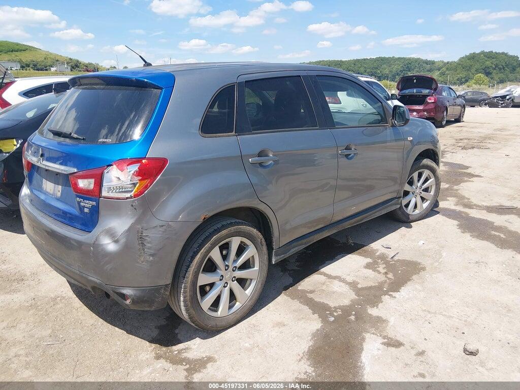 4A4AR3AU8EE017063 2014 MITSUBISHI OUTLANDER SPORT photo no. 4