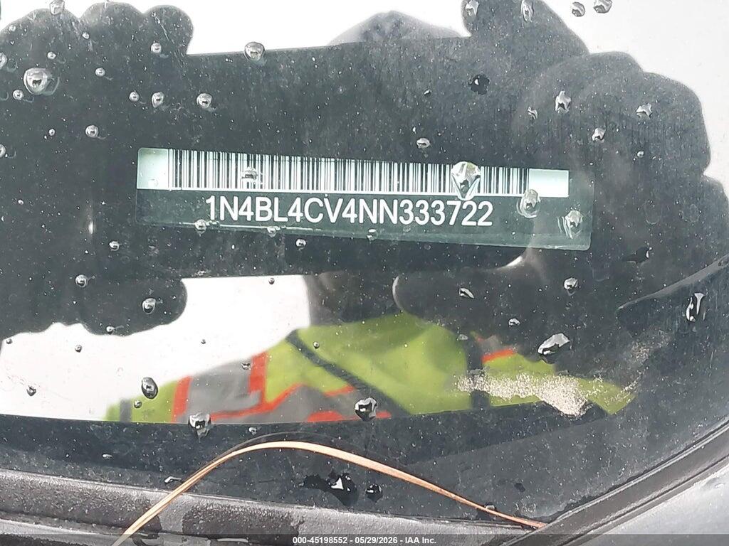 1N4BL4CV4NN333722 2022 NISSAN ALTIMA photo no. 9