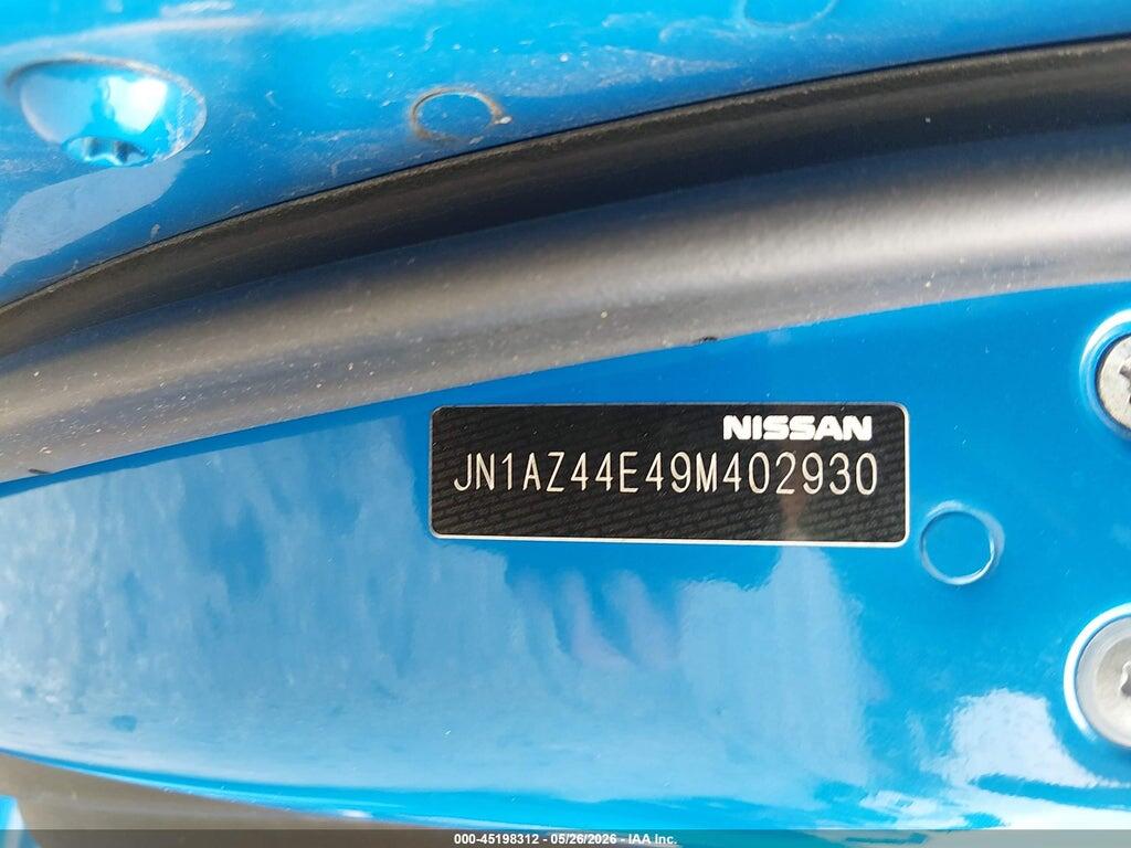 JN1AZ44E49M402930 2009 NISSAN 370Z photo no. 9